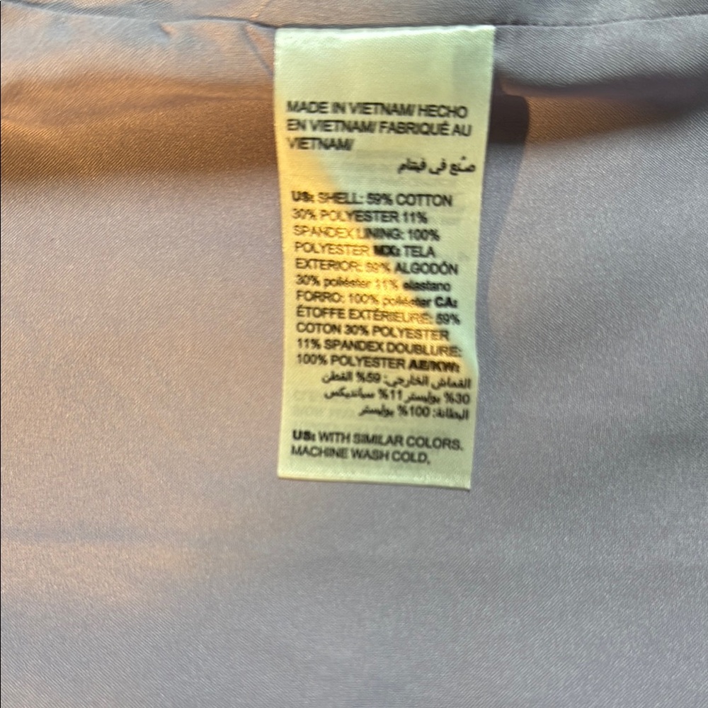White House Black Market lavender two piece skirt suit, - Picture 8 of 8